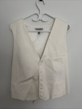le chateau Cream Men's Dress Vest
